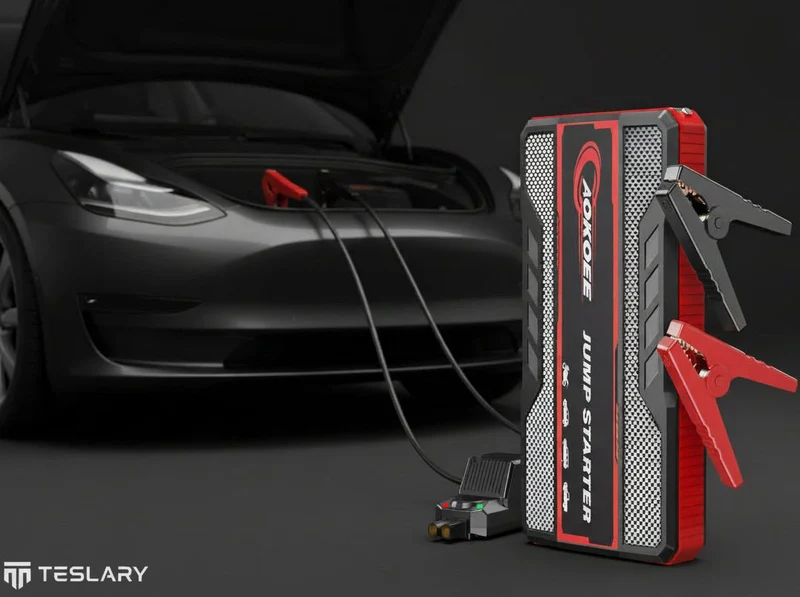 Batteristartare, 12V startbatteripaket, batteribooster, startbox, bärbar laddare och startkablar, 12V bärbar startströmförsörjning, idealisk för elbilar