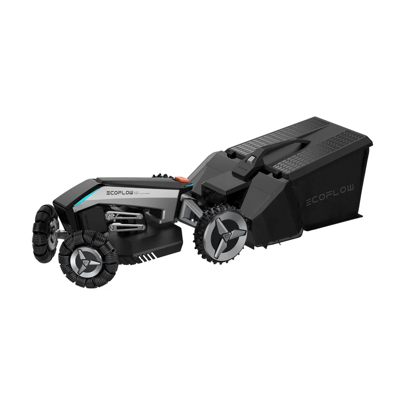 EcoFlow BLADE med lövuppsamlare