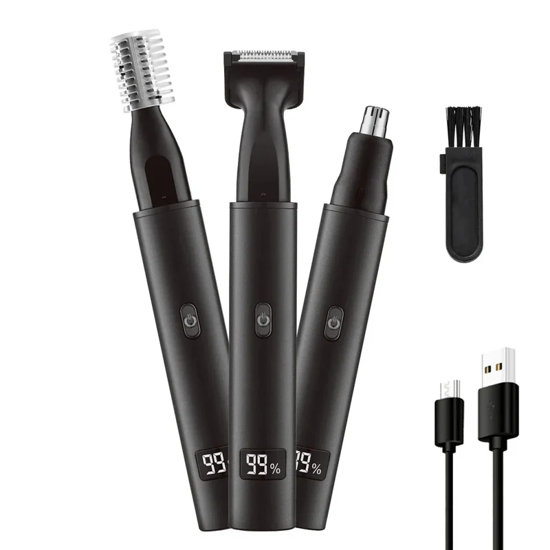 3 in 1 Rechargeable Nose and Eyebrow Trimmer