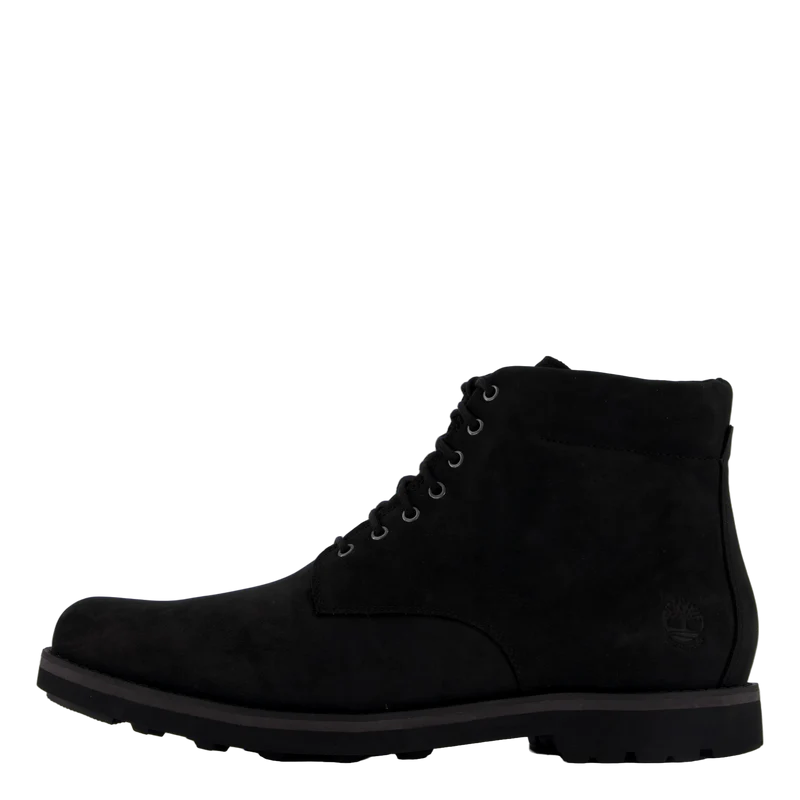 Mid Zip Up Waterproof Boot Jet Black