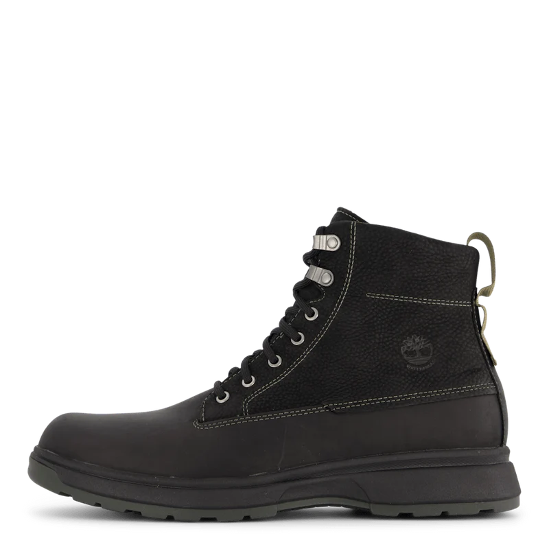 Atwells Ave Mid Lace Up Waterp Jet Black