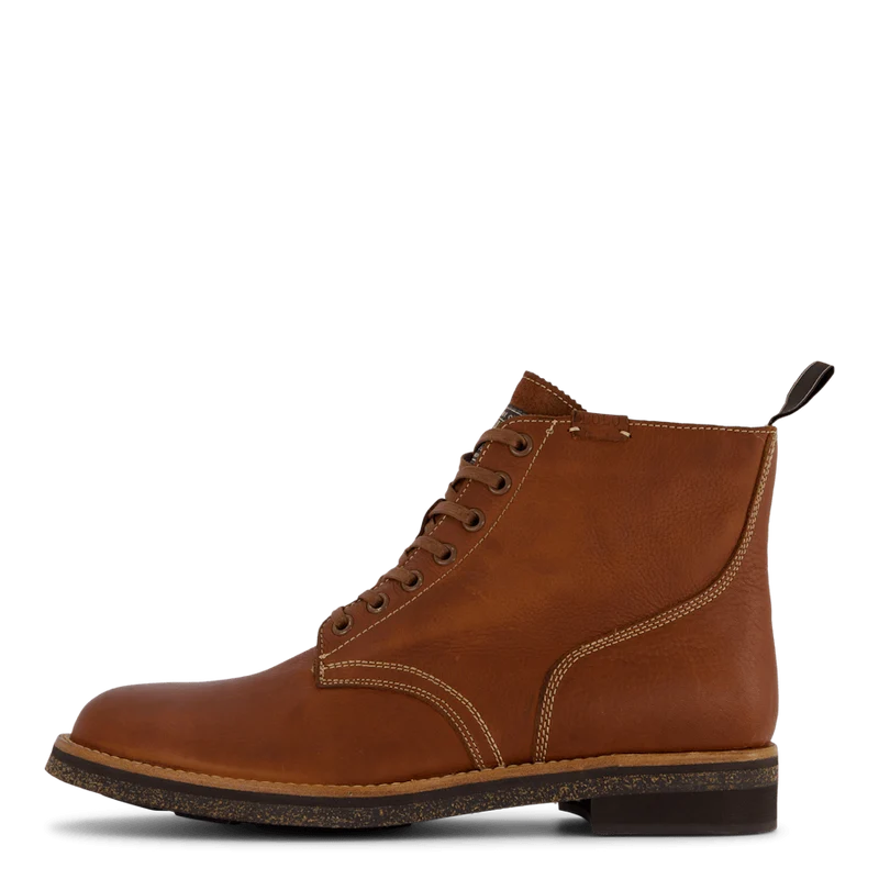 Tumbled Leather Boot Peanut