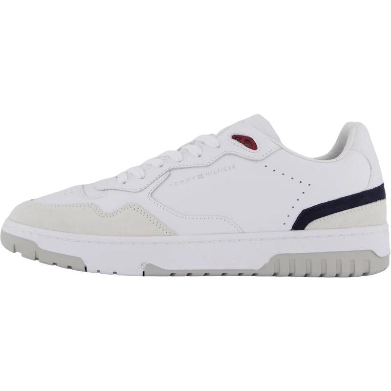 Th Basket Street Leather White