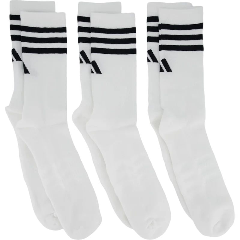 3 Pk Crew White