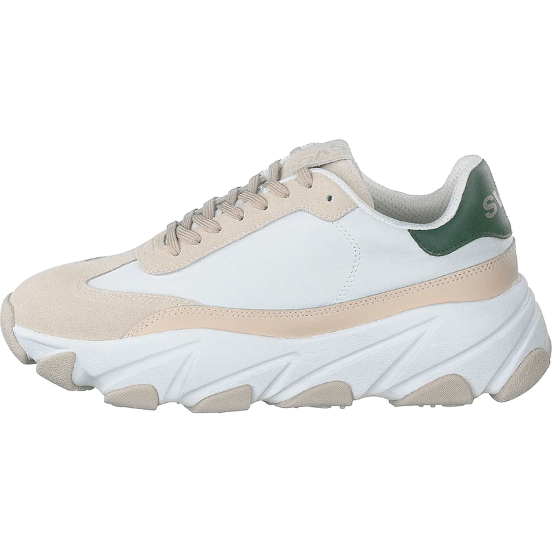 Lace Sneaker Broken White