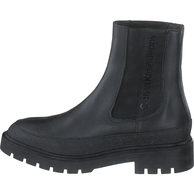 Combat Mid Chelsea Boot Rubber Black