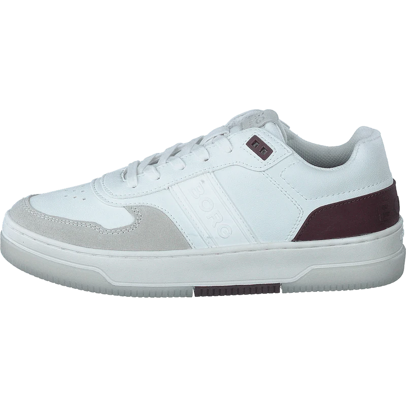 T2300 Ctr W White-burgundy