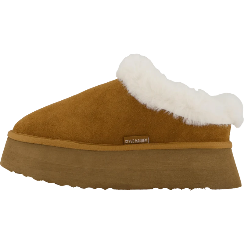 Chaplin Slide Chestnut Suede