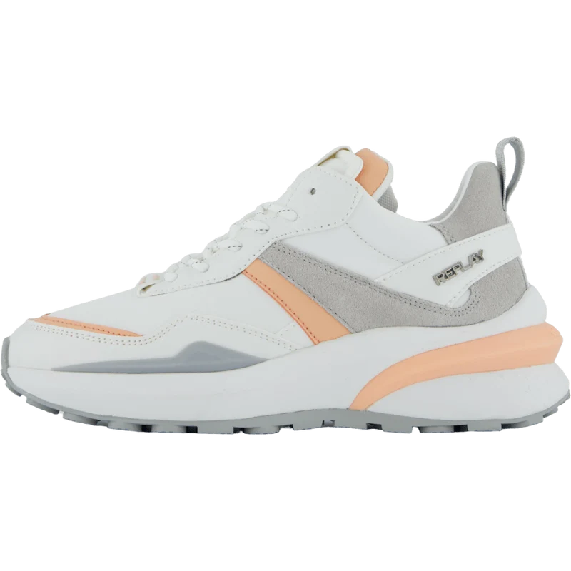 Athena Run White Orange
