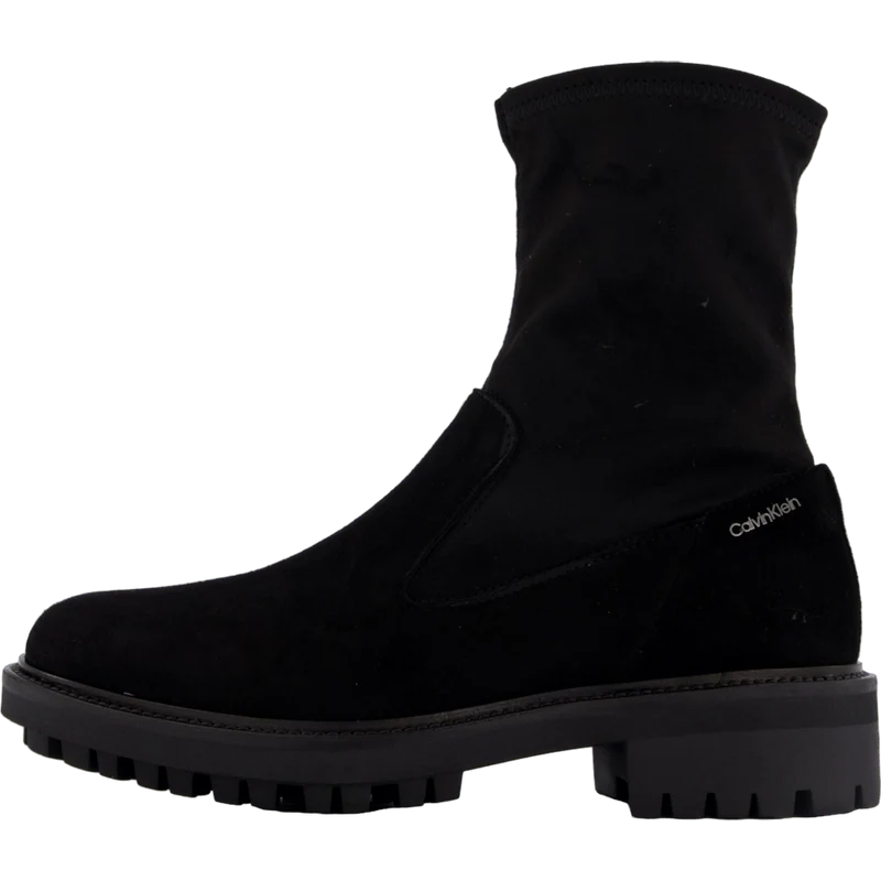 Flat Sock Boot Sue Mix Ck Black
