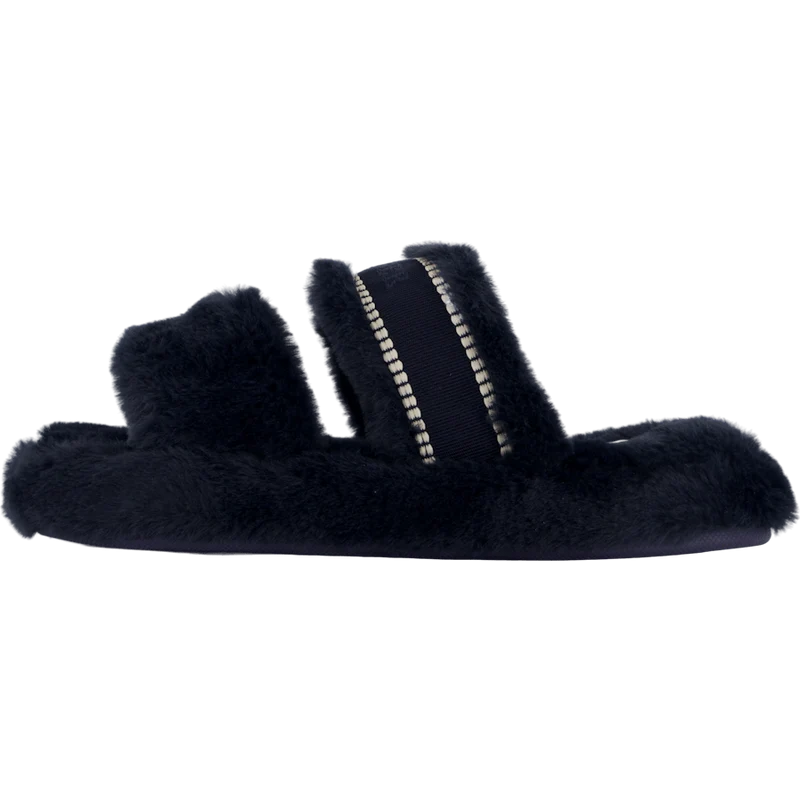 Hilfiger Fur Basics Slipper Space Blue