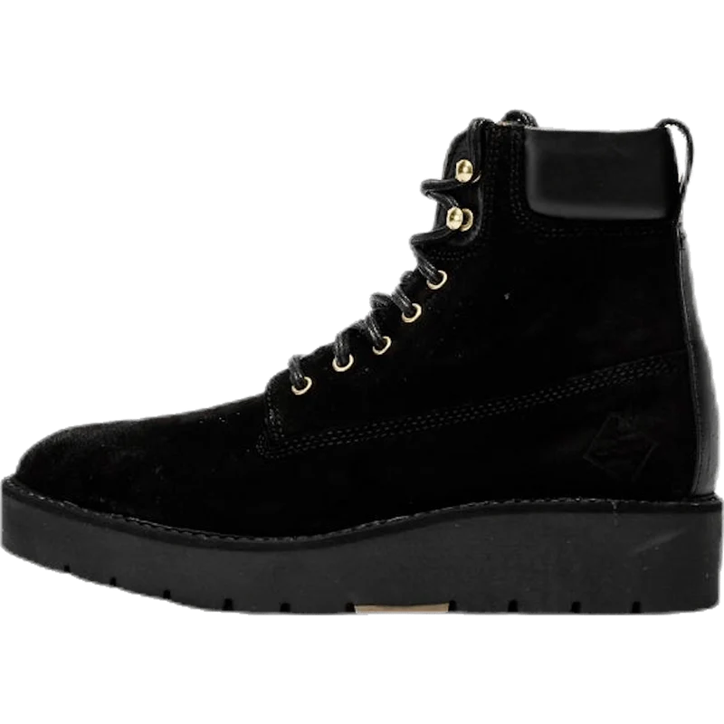 Casey Mid lace boot Black