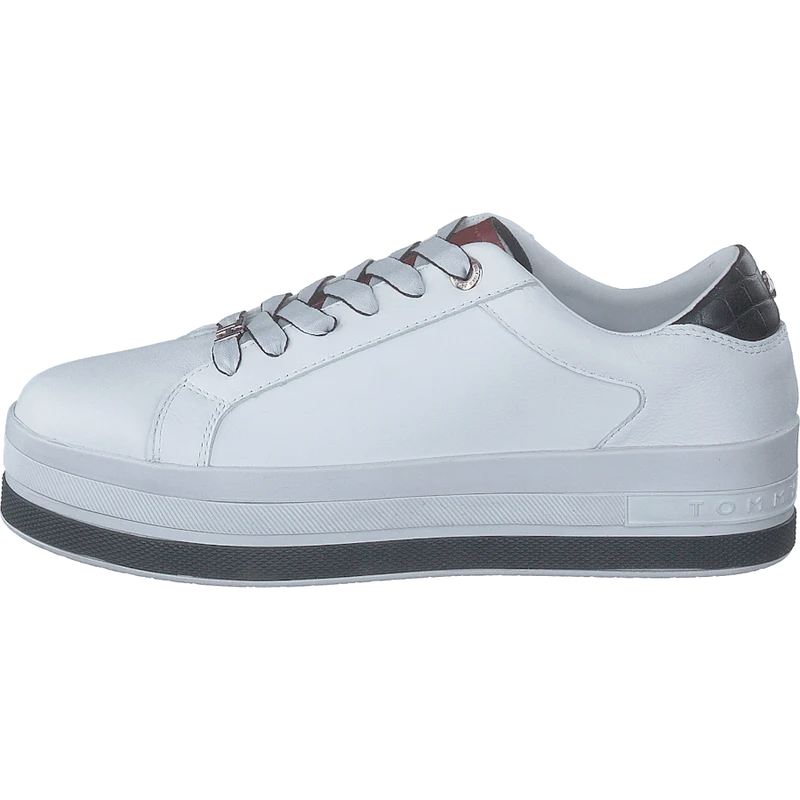 Croc Print Flatform Cupsole Rwb