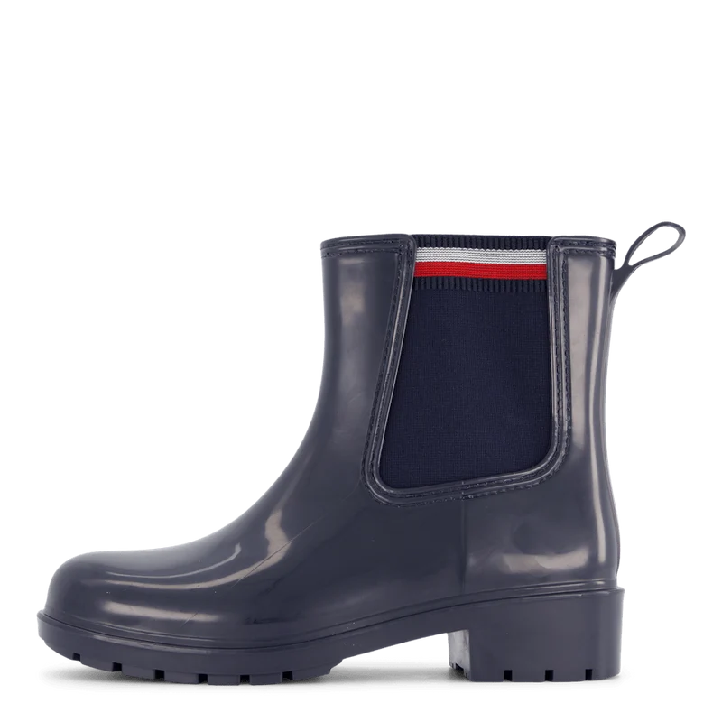 Corporate Elastic Rainboot Blue