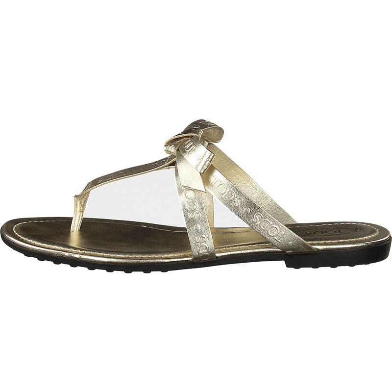 Gomma Bow Sandal Flan