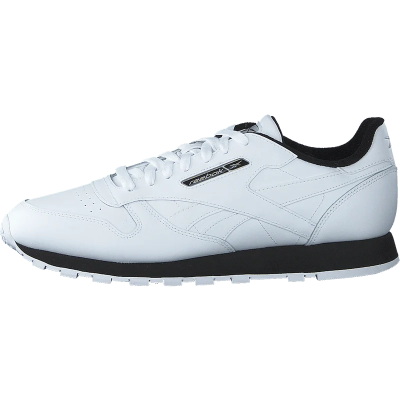 Cl Leather Mu White/black/silvmt