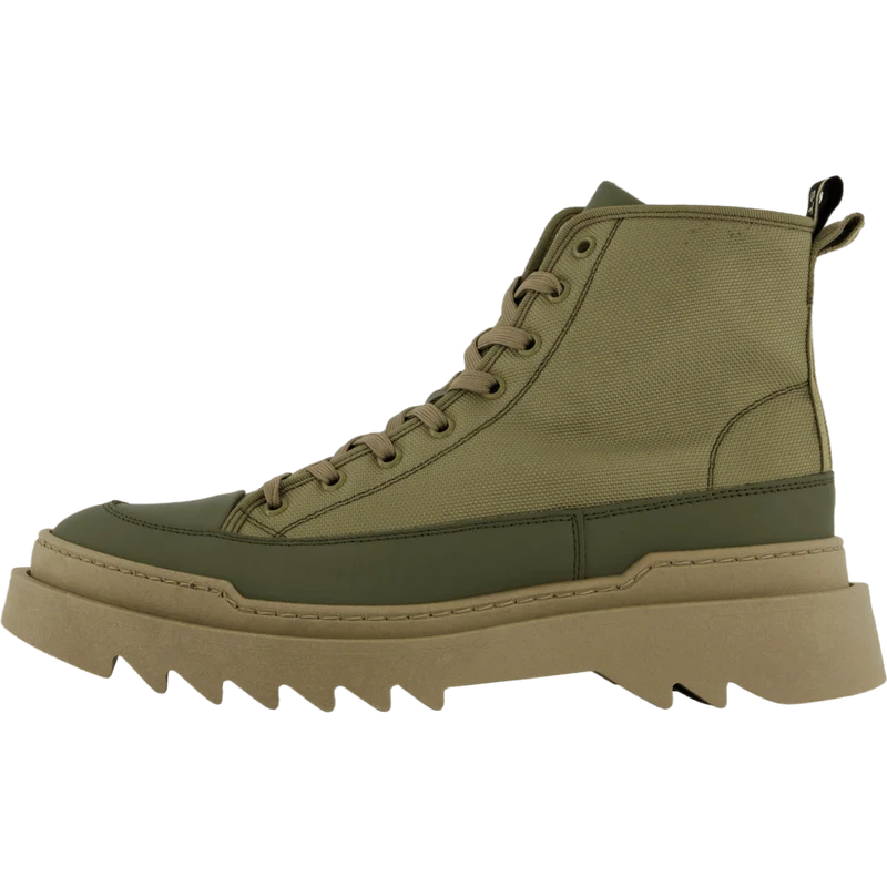 Kamiki High U Textile Kaki Green