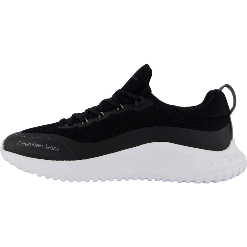 Eva Runner Sock Low Knit Mtr Black/white/ Charcoal Grey