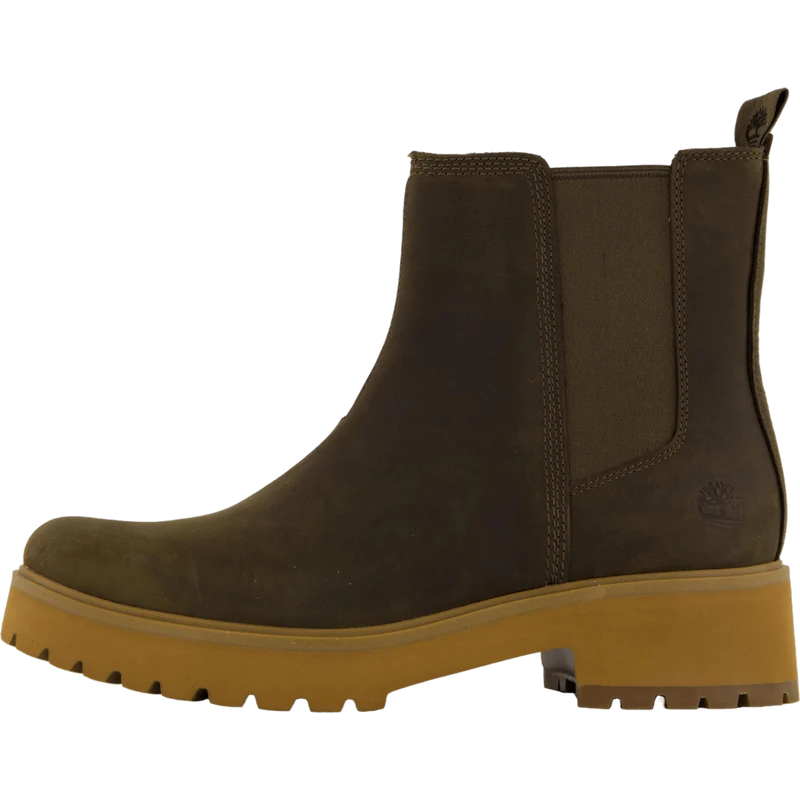 Mid Chelsea Boot Olv Full Grain