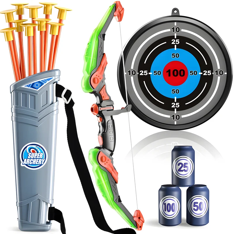 Kids Light-Up Bow and Arrow Set