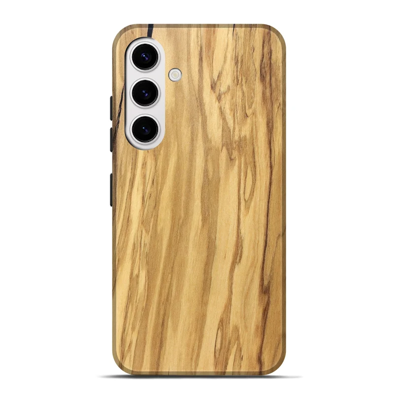 Galaxy S25 Plus Wood Live Edge Phone Case - Mael (Solid Wood, 829267)
