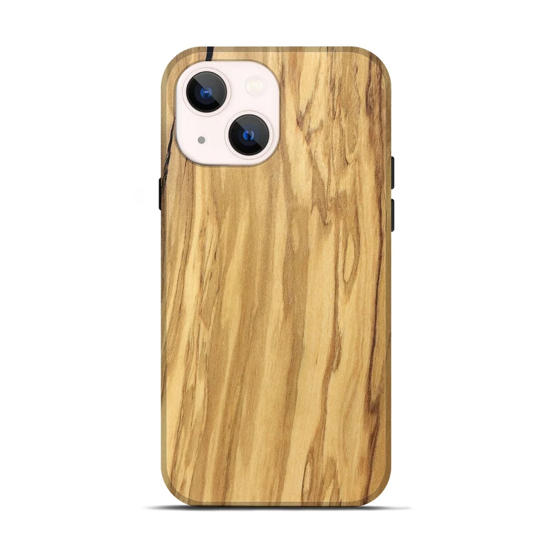 iPhone 14 Wood Live Edge Phone Case - Mael (Solid Wood, 829267)