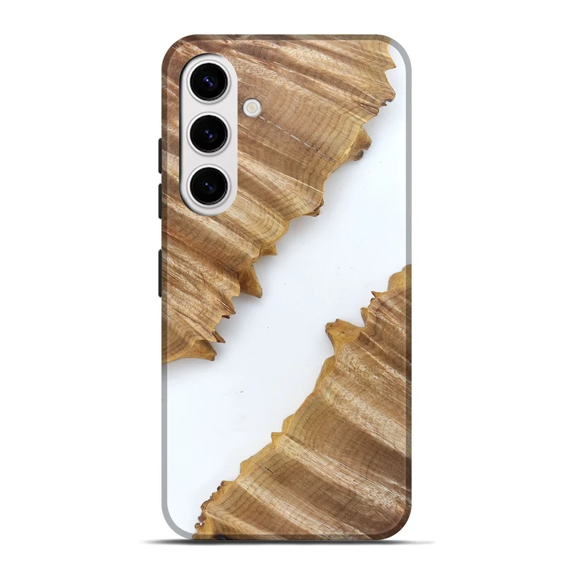 Galaxy S25 Plus Wood Live Edge Phone Case - Al (Clear, 829292)