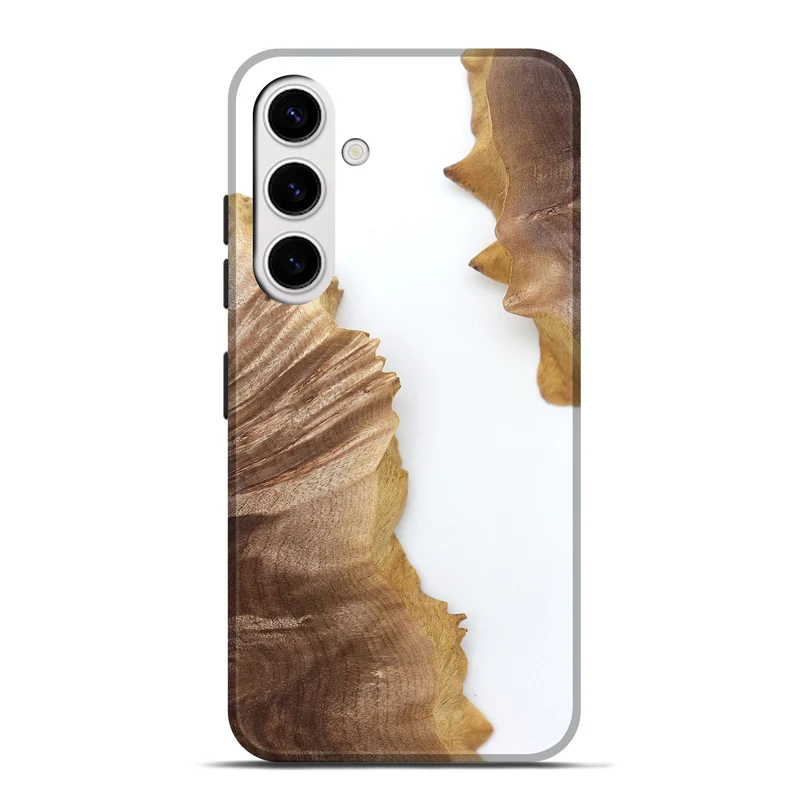 Galaxy S25 Plus Wood Live Edge Phone Case - Blake (Clear, 829289)