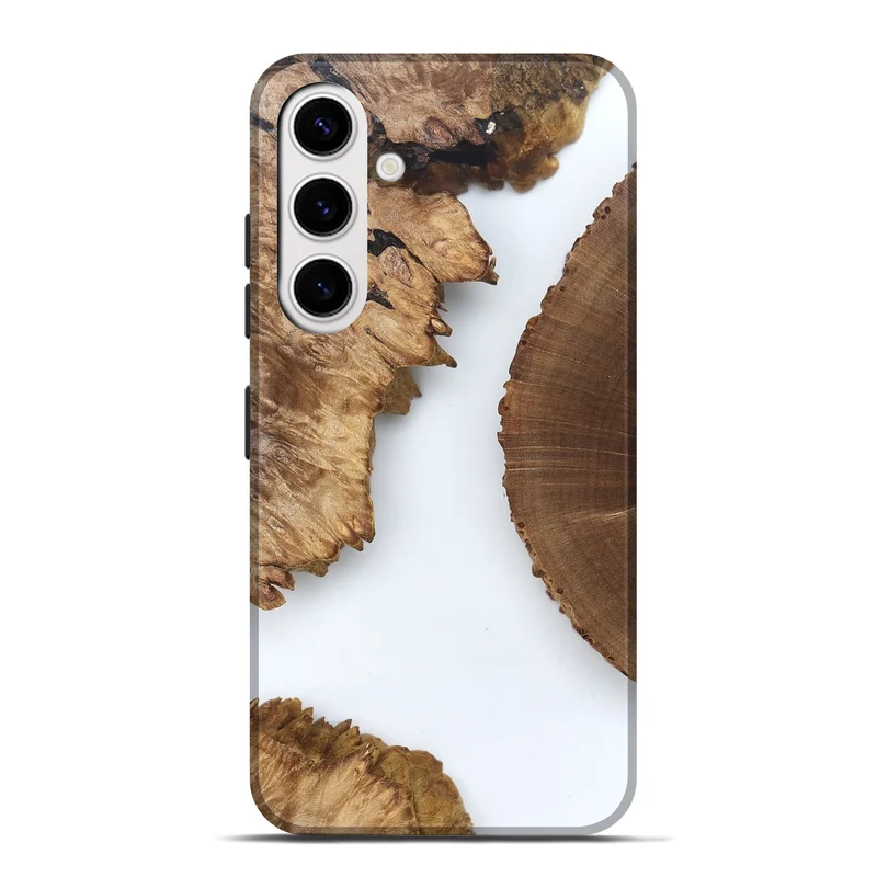Galaxy S25 Plus Wood Live Edge Phone Case - Loretta (Clear, 829286)