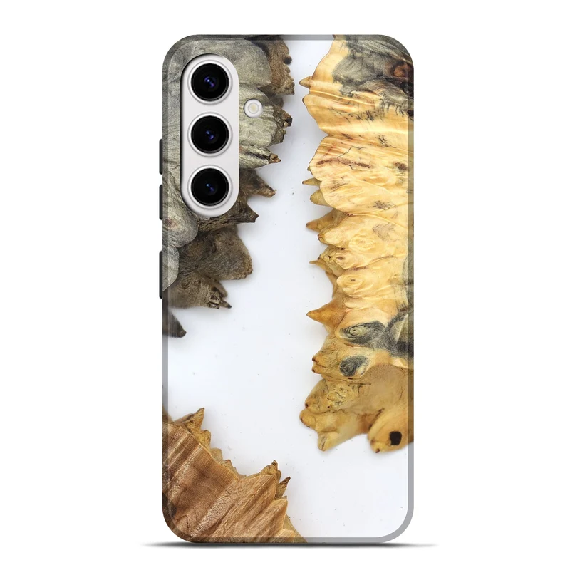 Galaxy S25 Plus Wood Live Edge Phone Case - Sharyn (Clear, 829285)