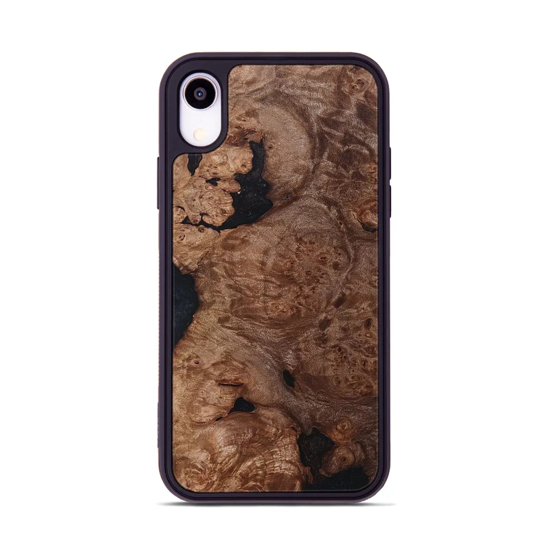 iPhone Xr Wood Phone Case - Elian (Wood Burl, 830029)