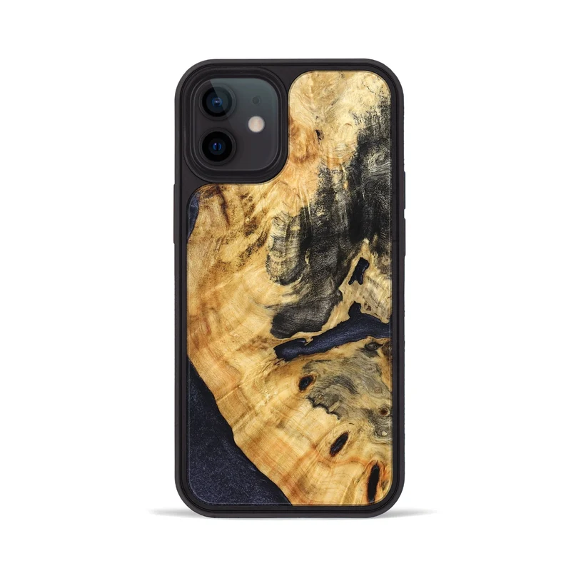 iPhone 12 Wood Phone Case - Nataly (Wood Burl, 830028)
