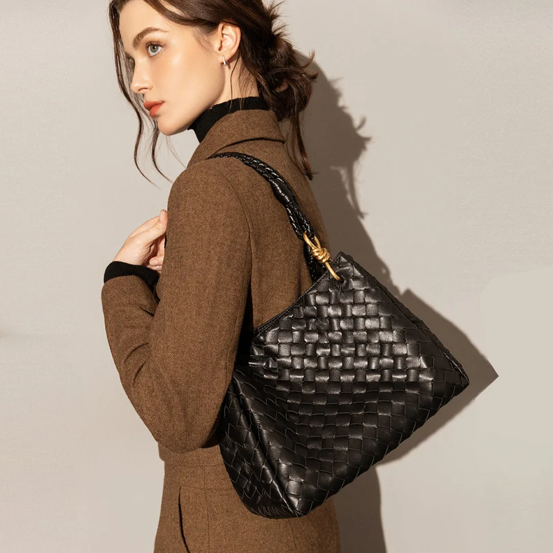 Portable POV Camera with Milton Woven Leather Tote Bag