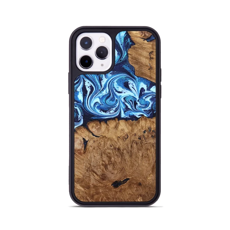 iPhone 11 Pro Wood Phone Case - Manila (Blue, 829952)