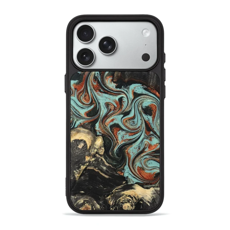 iPhone 18 Pro Max Wood Phone Case - Baby (Green, 829985)