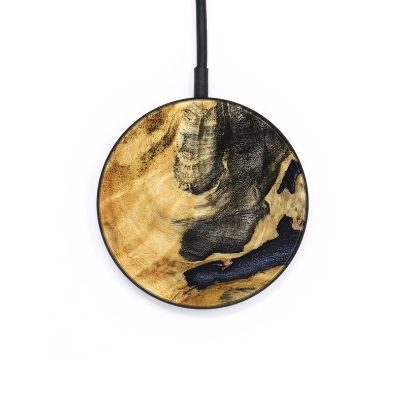 Circle Wood Wireless Charger - Nataly (Wood Burl, 830028)