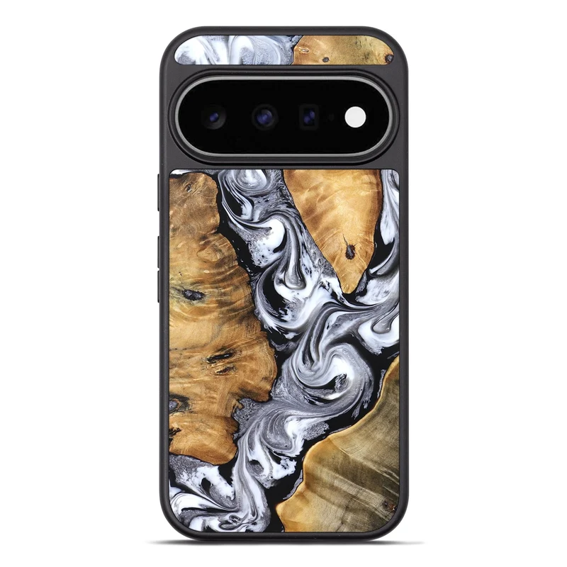 Pixel 11 Pro XL Wood Phone Case - Cloe (Black & White, 830041)