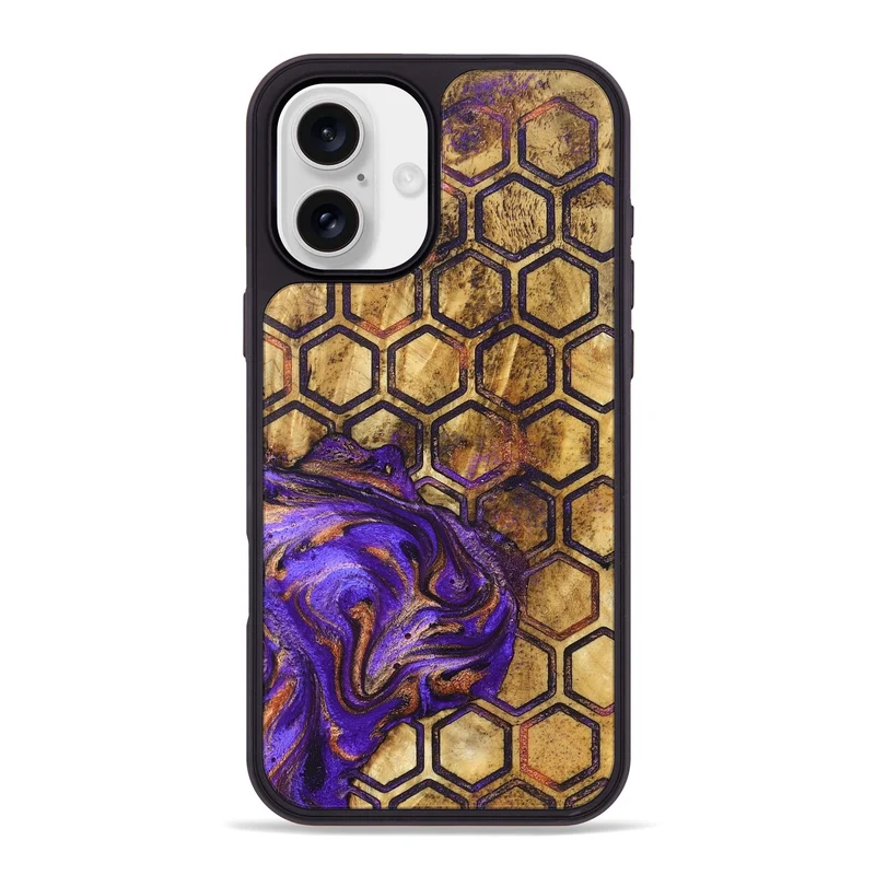 iPhone 16 Plus Wood Phone Case - Arlet (Pattern, 829960)