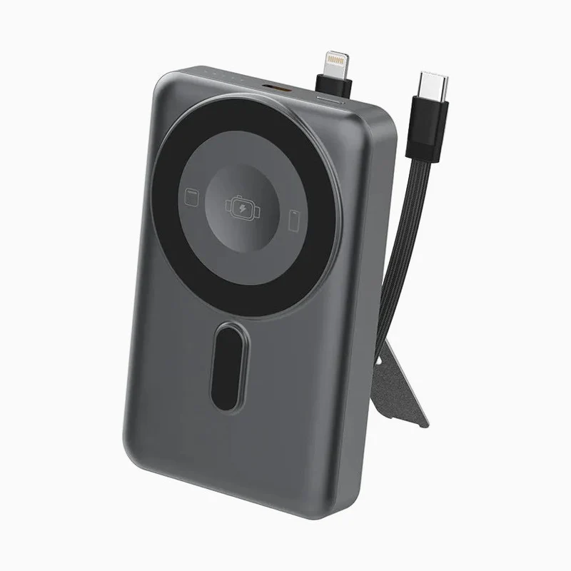 NexTECH® | MagSafe Wireless Power Bank for Multi-Device with Cable & Stand