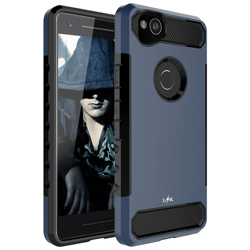 iPhone X Case, [Carbon Fiber] Shock Absorption Hybrid Armor Defender Protective Case Cover for Apple iPhone X