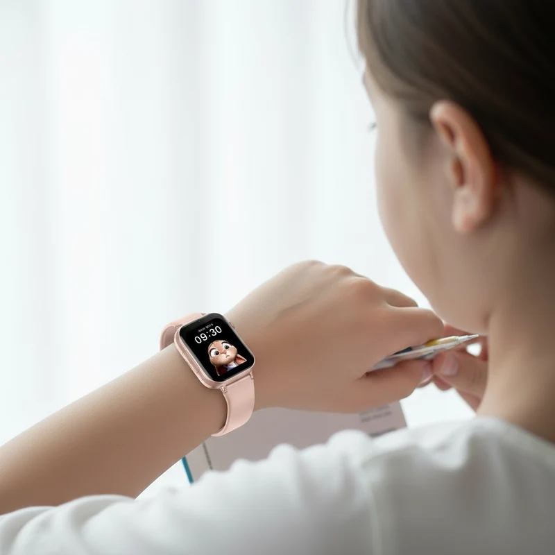 Smartklocka för Barn med GPS-spårning, Videosamtal & SOS