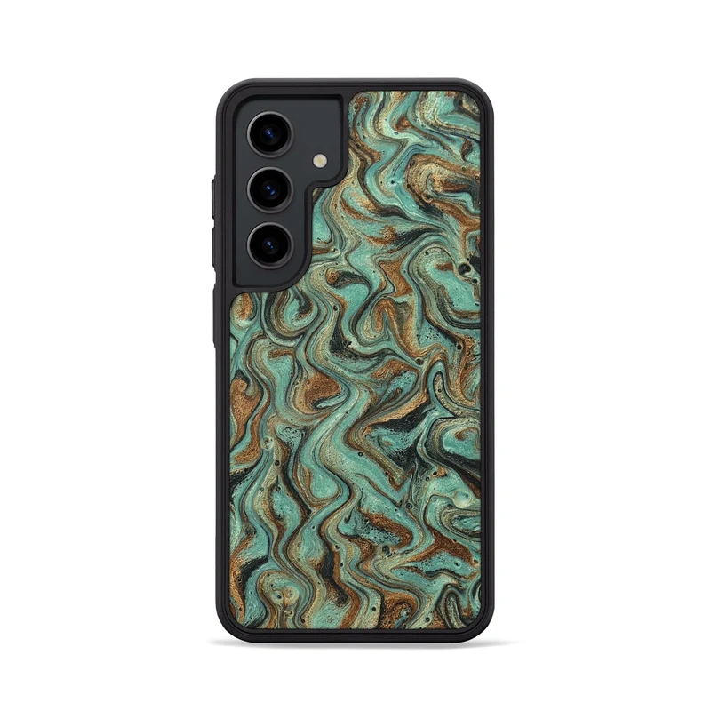 Galaxy S24 Wood Phone Case - Arsenio (Green, 829978)