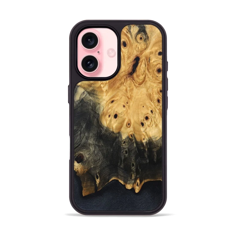iPhone 16 Wood Phone Case - Natalya (Wood Burl, 829991)