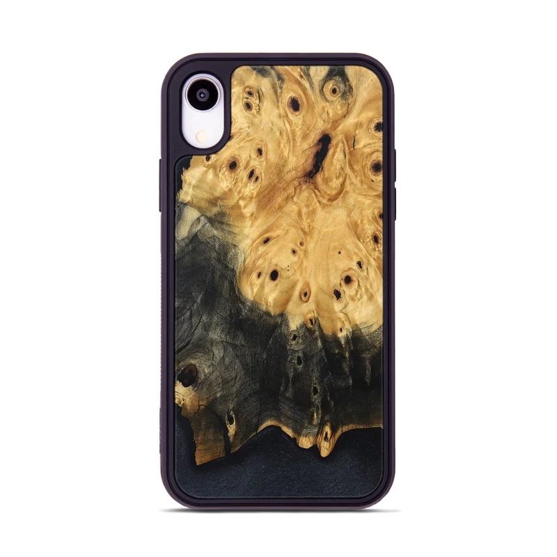 iPhone Xr Wood Phone Case - Natalya (Wood Burl, 829991)