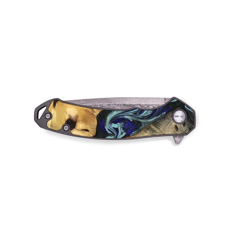 EDC Wood Pocket Knife - Wilton (Green, 829980)