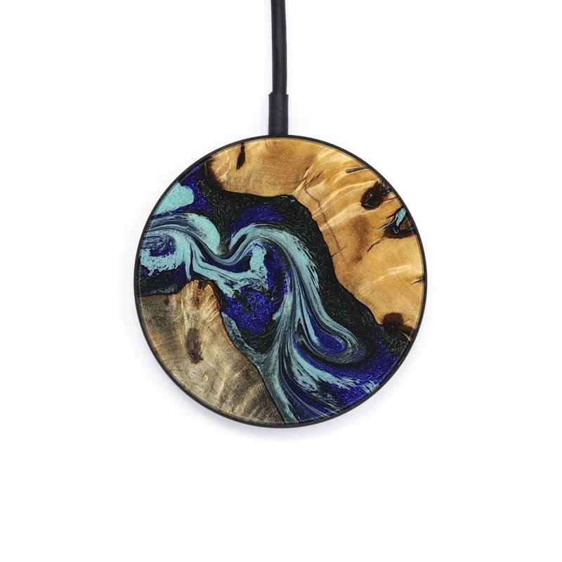 Circle Wood Wireless Charger - Wilton (Green, 829980)