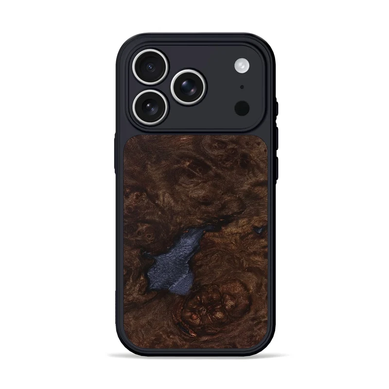 iPhone 17 Pro Wood Phone Case - Deloris (Wood Burl, 829994)