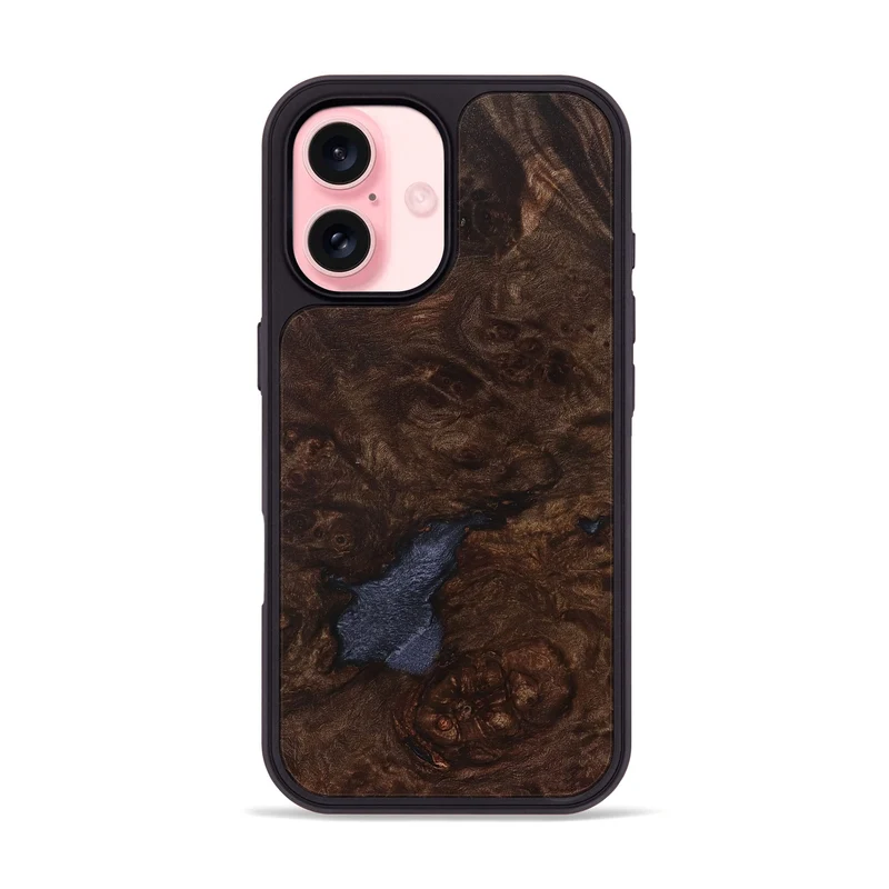 iPhone 16 Wood Phone Case - Deloris (Wood Burl, 829994)
