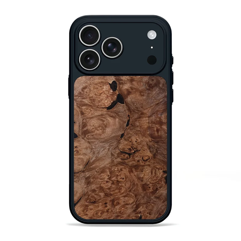 iPhone 17 Pro Max Wood Phone Case - Hobart (Wood Burl, 830019)