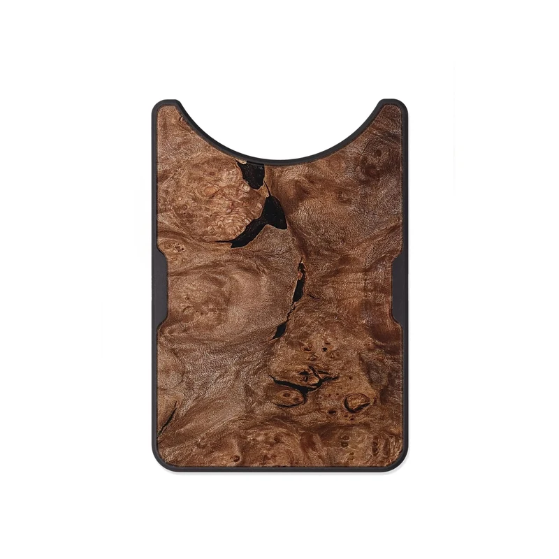Alloy Wood Wallet - Hobart (Wood Burl, 830019)